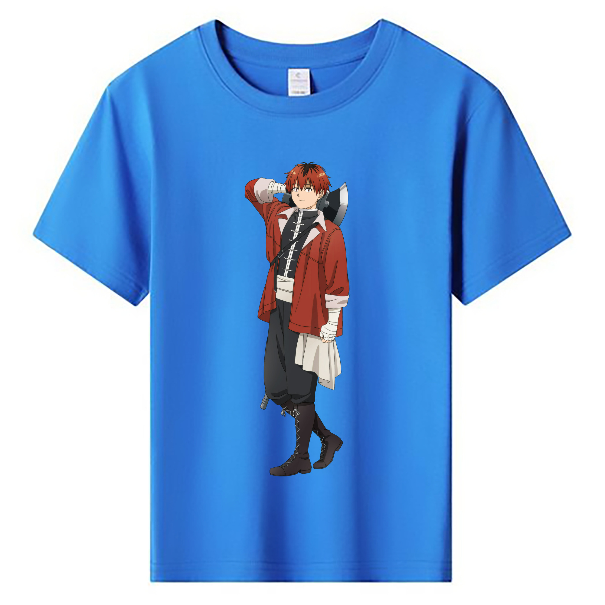 （画像用） 葬送のフリーレン Frieren 綿100％キッズTシャツ（フロントプリント）
